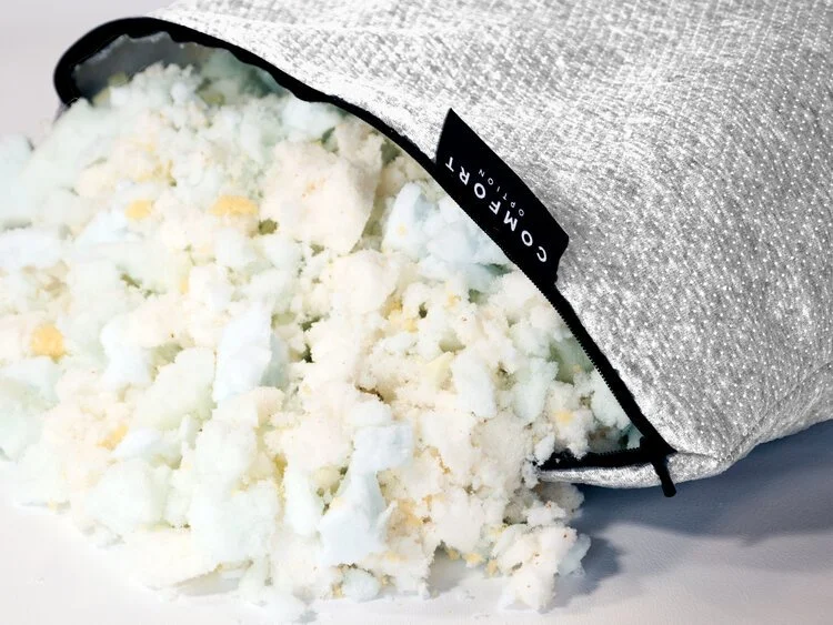 Chopped foam pillows best sale